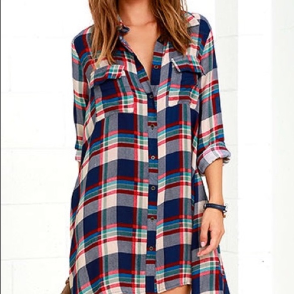 Super cute plaid dress/tunic from Lulu’s